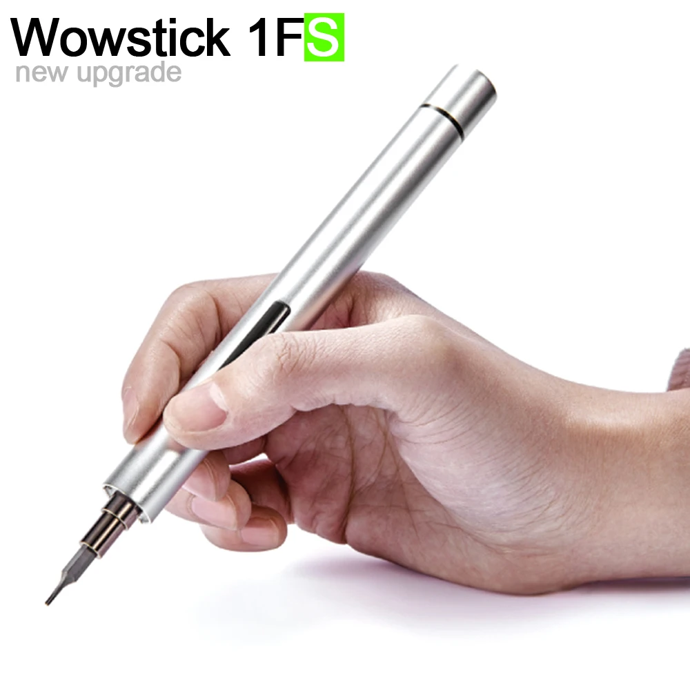 Wowstick1FS bits Pocket Kit Precision mini cordless electric screwdriver with 2 batteries for battery mobile phone Camera Repair