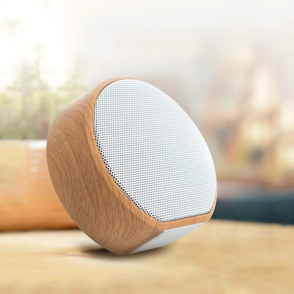 

Mini Bluetooth Speaker Retro Wood Portable Outdoor Wireless Computer Bluetooth Sound Box Support AUX TF Card for iPhone Android