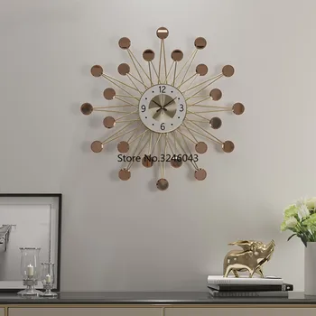 

Nordic clocks living room clock creative fashion modern minimalist personality home art wall charts quartz clock wall clock