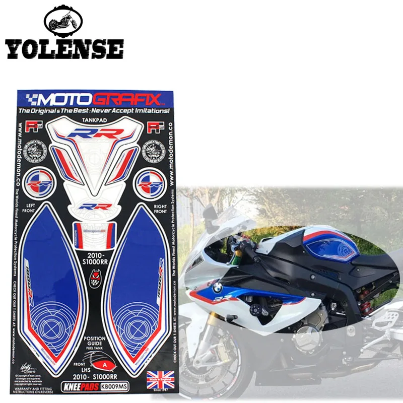 

For BMW S1000RR 2009-2016 Motorcycle Accessories 2018 New Style Sticker Gas Fuel Oil Tank Pad Protector Cover Decals Case