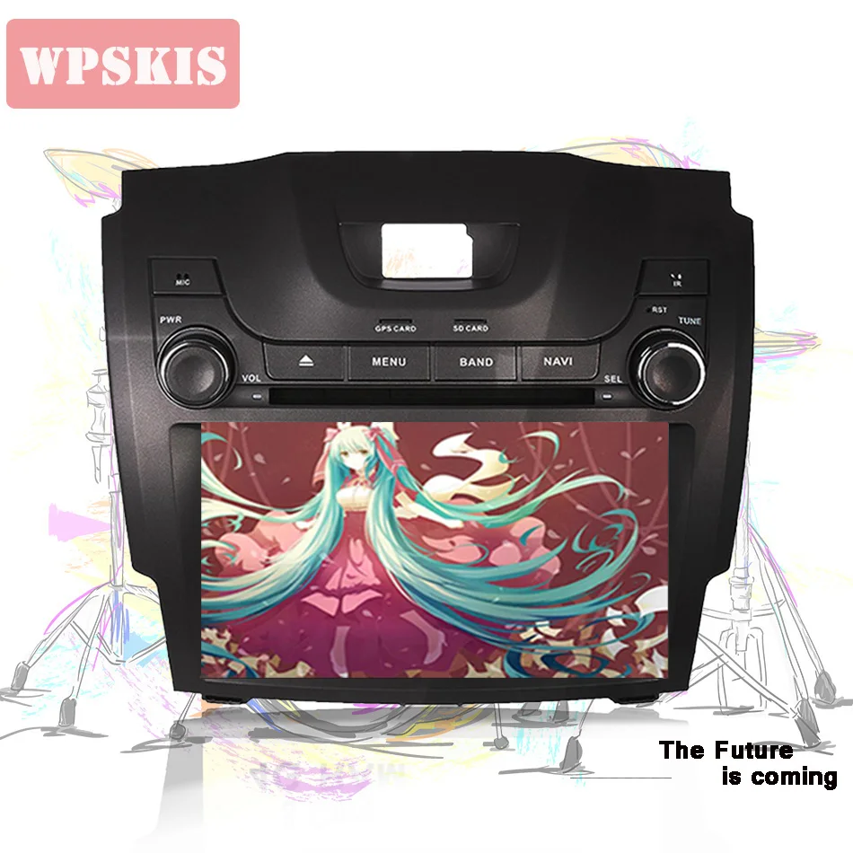 

4G+64G 8'' Android9.0 autoradio Car gps navigation a/v system for Chevrolet chevy Trailblazer S10 Colorado Isuzu D-max Head Unit