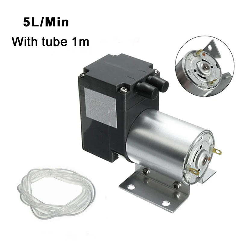 DC24V 12L/min 80kpa Mini Vacuum pump Negative pressure suction pump 