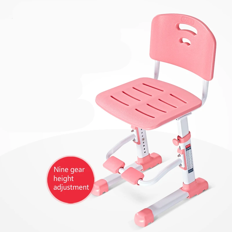 Регулируемый стул для учебы, стул для студентов с подножкой, бытовой многофункциональный детский стул, нескользящий устойчивый стул