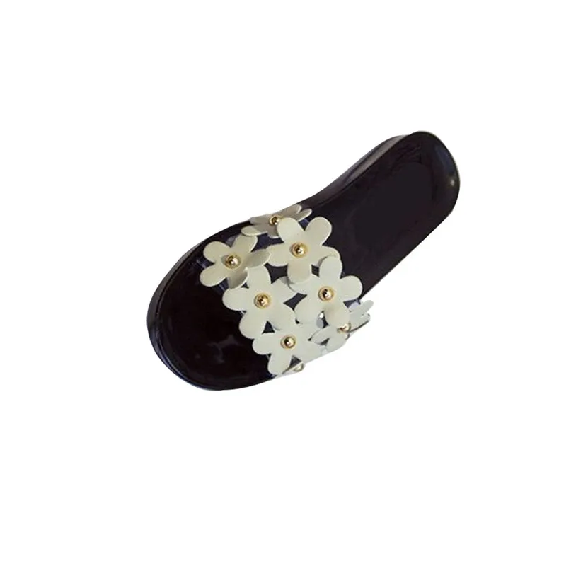 

Jasmine Summer Women Beach Shoes Flower Flat Sandals Slip Resistant Slippers Sandal 0316 drop shipping