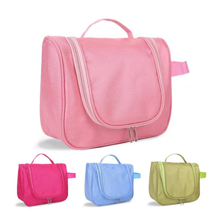 Custom Durable Polyester Cosmetic Pouch Promotional Travel Wash Bags