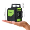 Huepar Laser Level Green Beam Cross Laser Self-leveling 360-Degree with 2 Pluse Modes+Huepar Digital LCD Laser Receiver Detector ► Photo 2/6