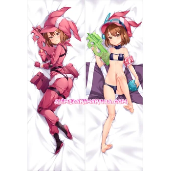 

Sword Art Online GGO Dakimakura Llenn Anime Girl Hugging Body Pillow Case Cover