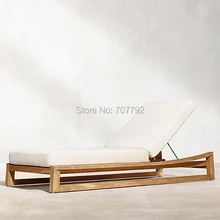 Натуральный Тик садовая уличная мебель деревянная кровать