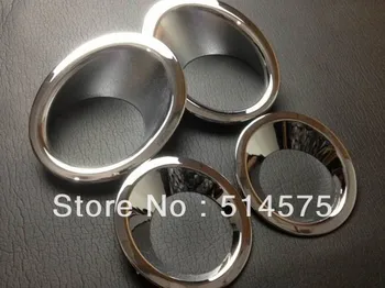 

For Nissan Qashqai 2008 2009 2010 2011 Exterior Accessiories Car StylingFront head and Rear tail fog light lamp cover trim 4pcs