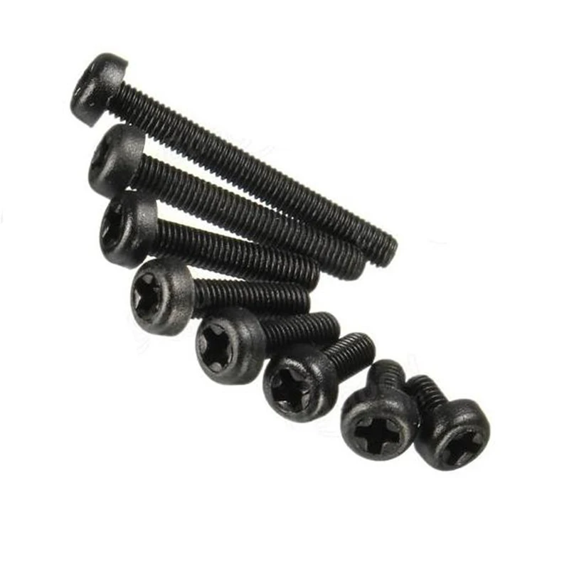 

Suleve M3 Nylon Screw Bolt Black Round Phillips Screw Nut Nylon PCB Standoff Assortment 5-25mm 20pcs