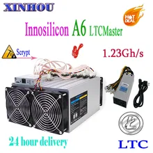 Майнер ASIC Innosilicon A6 LTCMaster 1.23GH/s Scrypt LTC Майнер лучше чем Innosilicon A4+ A9 antminer L3 s9 DR3 z9mini baikal