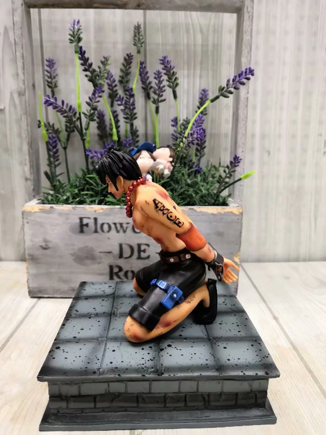 Аниме ONE PIECE Portgas D Ace с наколенниками фигурка модель игрушки|Игровые фигурки и