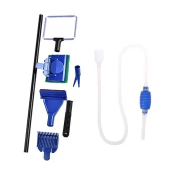 

6PC 5-in-1 Aquarium Cleaning Tools Hourglass Clip Fish Tool Water Grass Clip Set