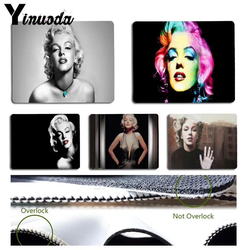 

Yinuoda New Printed marilyn-monroe Classic moives Durable Rubber Mouse Mat Pad Size for Size for 180x220x2mm and 250x290x2mm