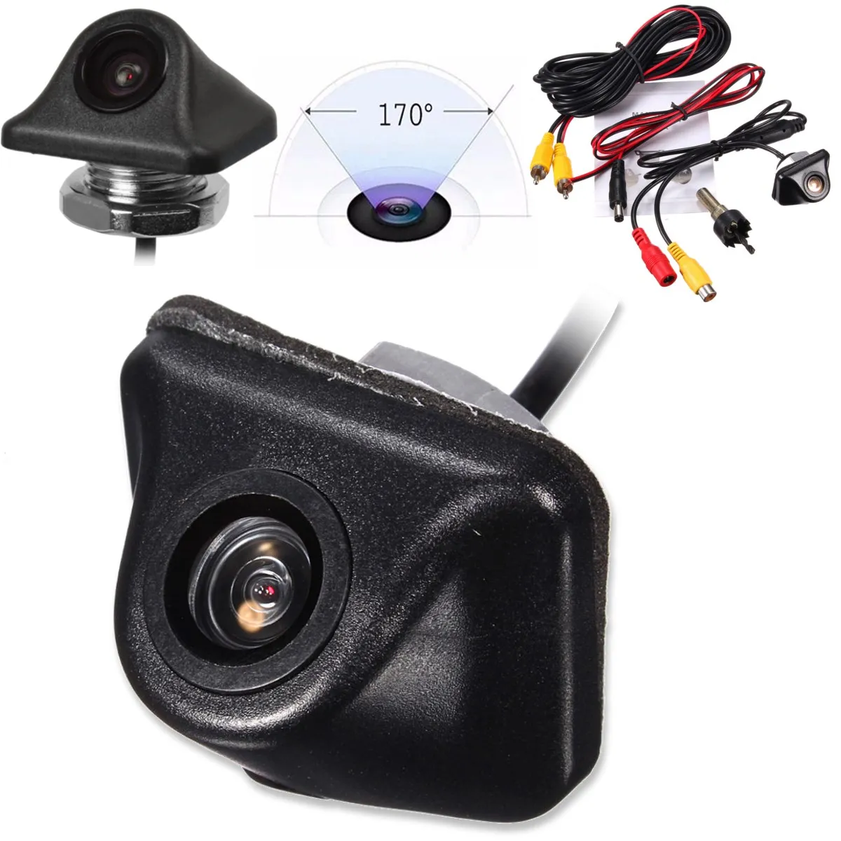 Universal HD CCD Car Rearview font b Camera b font Back Up 170 Degree Backup Parking