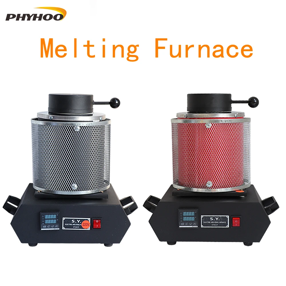 

Gold Melting Furnace Digital Melting Furnace Machine Heating Capacity 2100W Casting Metals Gold Silver Jewelry tools