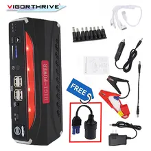 Портативный мощный Мини Аварийный пусковое устройство 12 в автомобильный пусковой стартер 600A автомобильное зарядное устройство SOS свет автомобильный усилитель Банк зарядное устройство