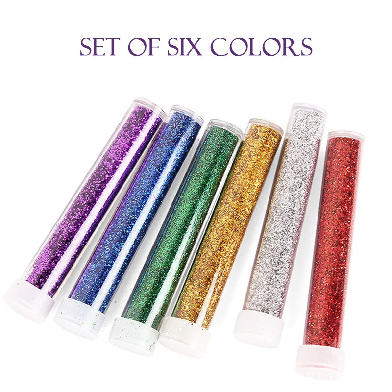 

Plasticine Tools Bottled Glitter Powder Glitter Sequins DIY Crystal Mud Set New Arrival Dropshipping