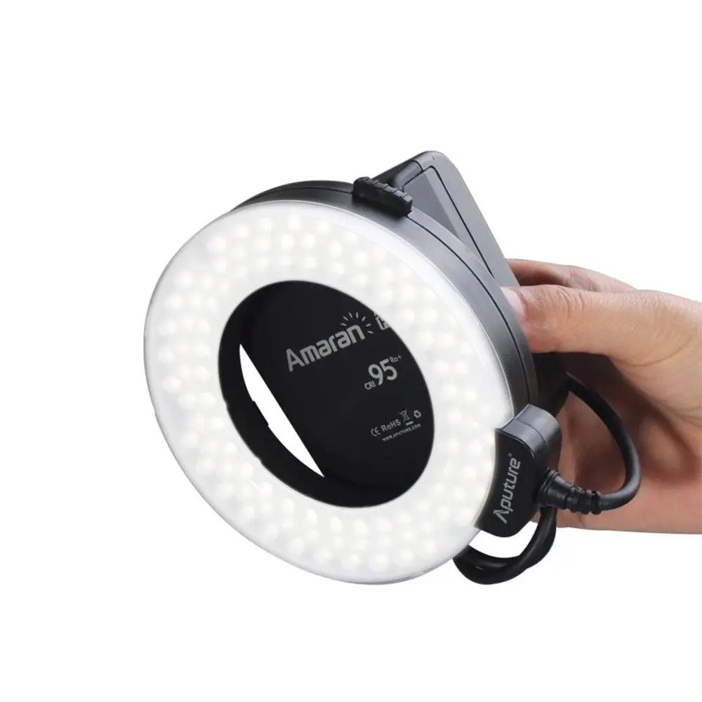 

Aputure HN100 CRI 95+ Amaran Halo LED Ring Flash light For Nikon D7100 D7000