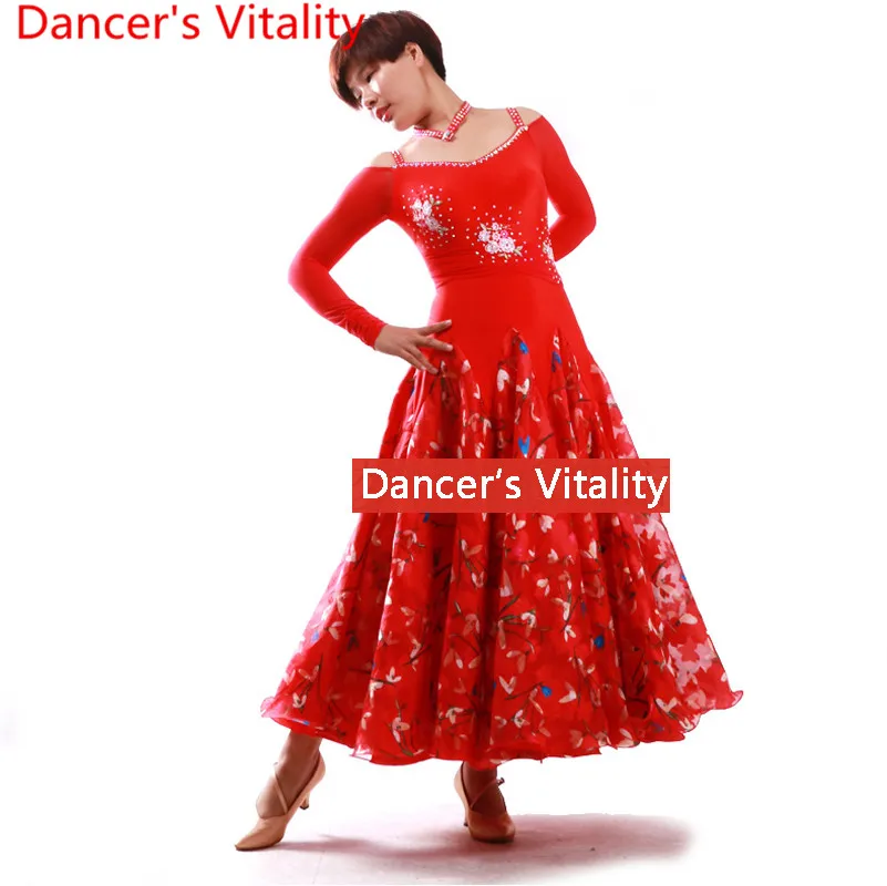 New lady ballroom dance clothing women latin dance practice clothing