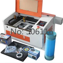 Обновленная версия CO2 60W 110/220V станок для лазерной гравировки и резки с usb-портом