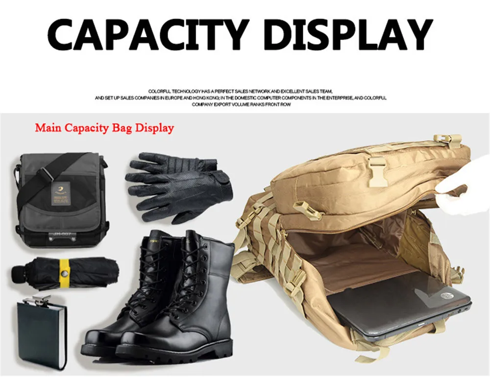 Atualizada do Montanhismo Fãs de Terceirização de Multi-funcional Versão Exército Pacote Caminhadas Combinação Mochila Grande-capacidade 17 Cheap Bolsas de pesca