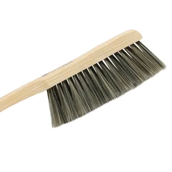 

Fiber household cleaning powder soft feather brush dust handle electrostatic pig mane solid wood bed sweeping dust removal