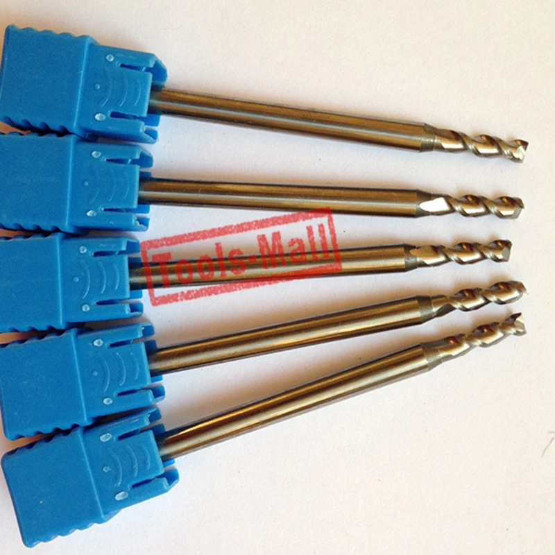 1pc 3mm D3*8*D4*50 HRC50 2 Flutes Milling cutters for Aluminum CNC