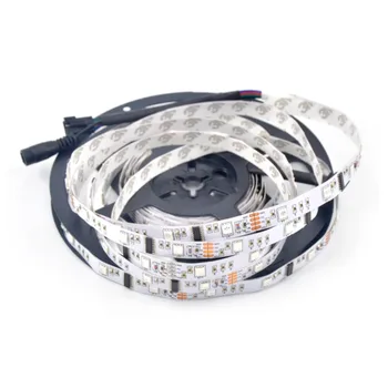 

10X5M LPD6803 30leds/m 150LEDs White PCB Led Strip 6803 IC 5050 digital RGB SMD Dream Magic Color chasing Lights IP30 DC12V