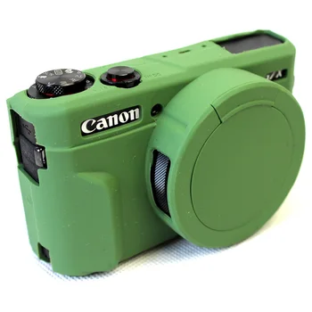 

Soft Silicone Rubber Camera Protective Cover Case Skin For Canon G7XII G7X Mark II G7X ii Silicone Camera Bag Lens Bag Neoprene