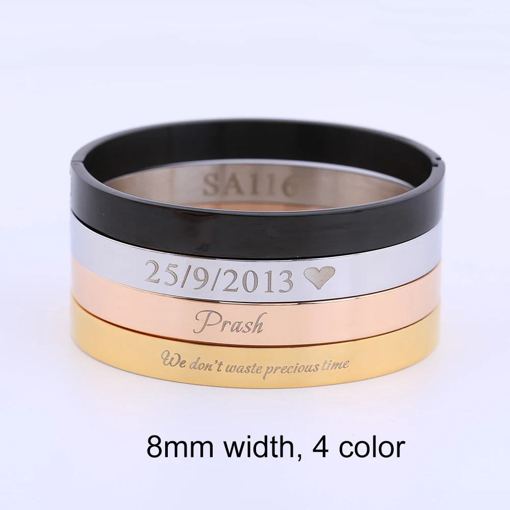 Женский браслет из нержавеющей стали на заказ|titanium bracelet|stainless steel jewelry goldlover bracelet |