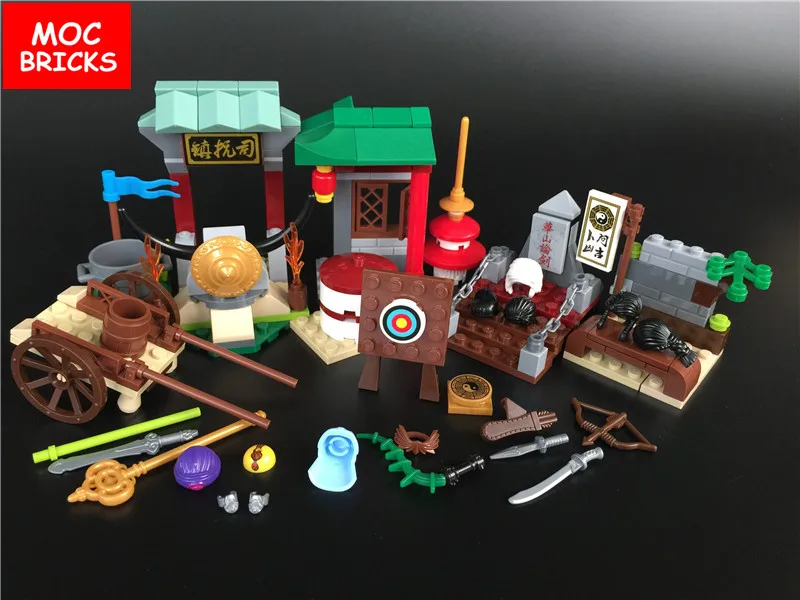 

MOC Bricks 1504 figure Swordsmen Poisoner Archer Fortune Teller Beggar Dharma King Assassin Imperial Guard Building Blocks