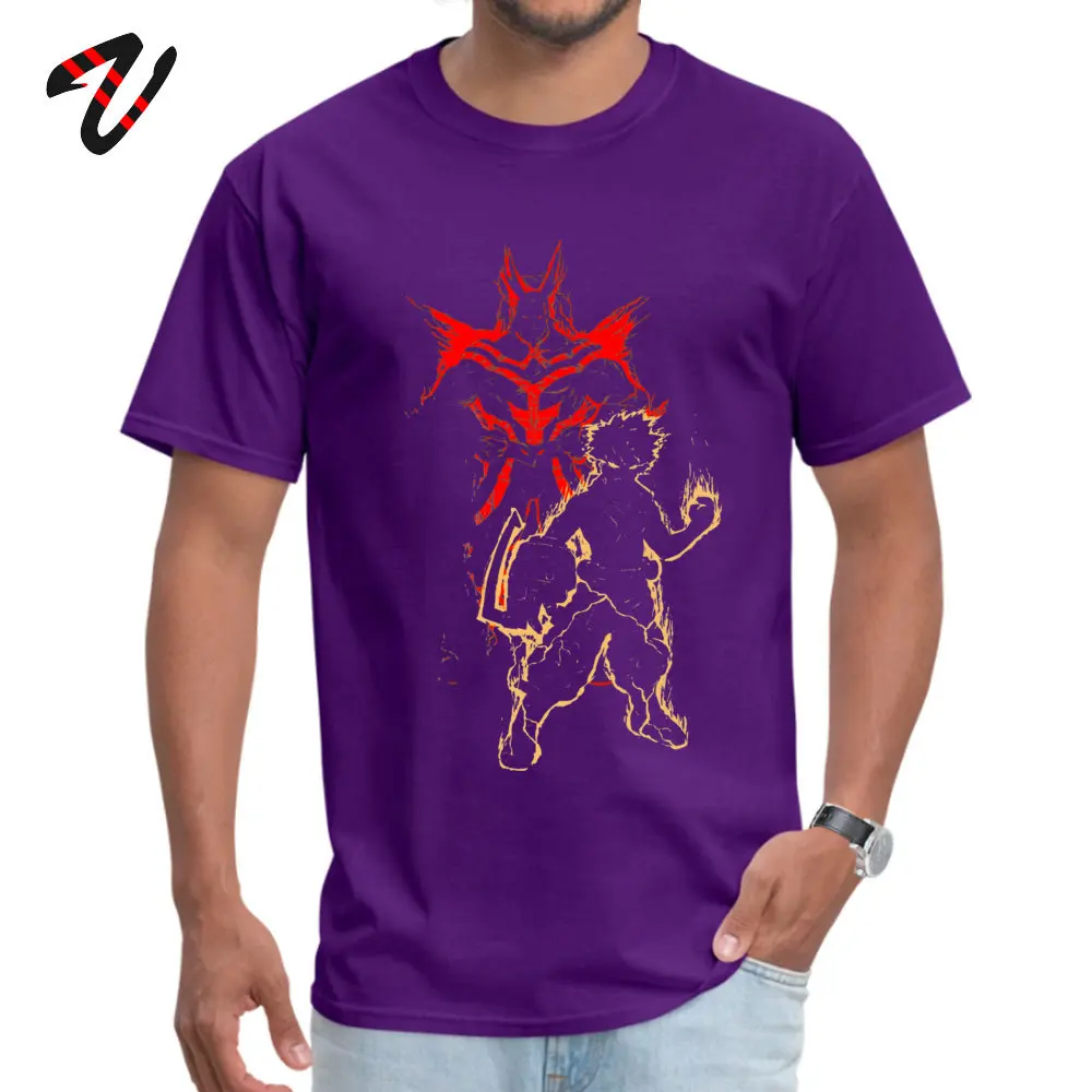 Quirky Fellows Normal Short Sleeve Tops Tees Summer/Autumn O Neck Cotton Fabric Mens T-shirts Normal Tee Shirts 2018 Newest Quirky Fellows -19384 purple