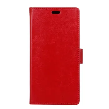 

10pcs/lot free shipping Crystal Grain Wallet leather With Card Slots Case for Huawei P9 Lite Mini