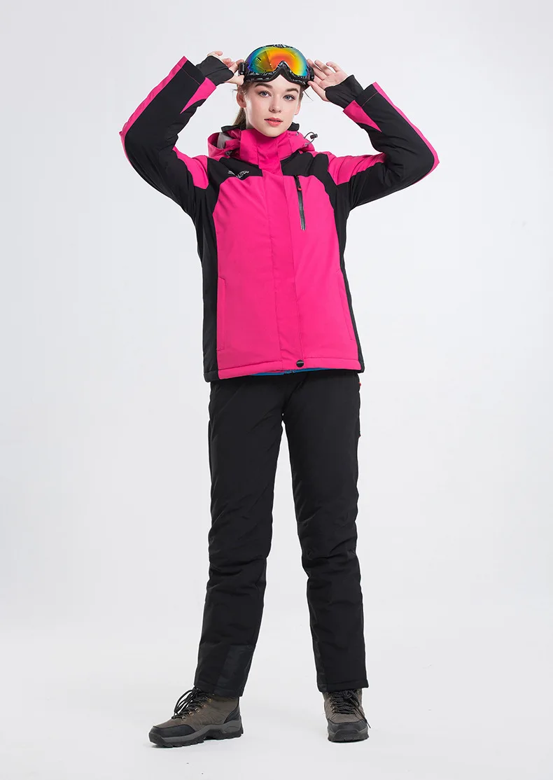 Бренд LANLAKA, лыжная куртка для женщин, куртки для катания на лыжах и сноуборде, теплое зимнее пальто, дышащая женская лыжная куртка