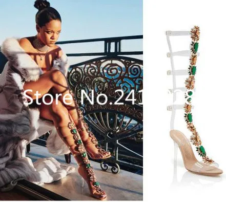 rihanna gladiator heels