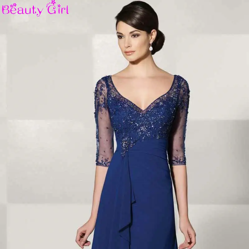 vestido meia manga festa