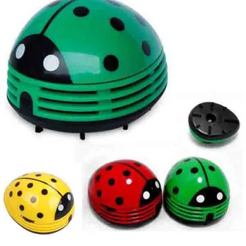 

Cleaning Brushe Handheld Portable Mini Ladybug Inhalation Rubber Coffee Table Desktop Vacuum Cleaner Dust Collector Home Office
