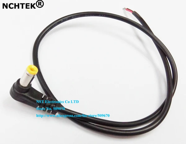 NCHTEK 90 градусов угловой DC 5 5x2 1 мм 5/2 CCTV Power Charger Штекерный кабель около 50