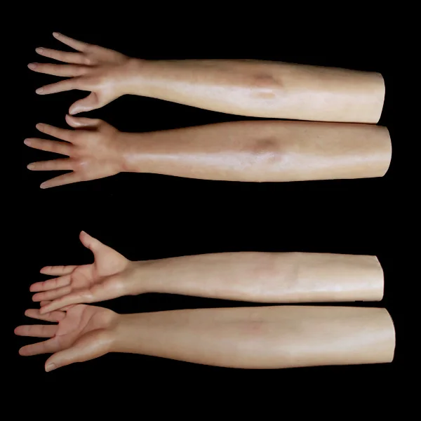 

Crossdresser Shemale Transvestite Female Glove Artificial Skin Fake Hands Silicone Man Made High Level Silicone Glove