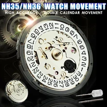 Watch Movement Fully Automatic High Accuracy Mechanical Movement For Wristwatch Winding NH35 NH36 Watch Movement Day Date Set