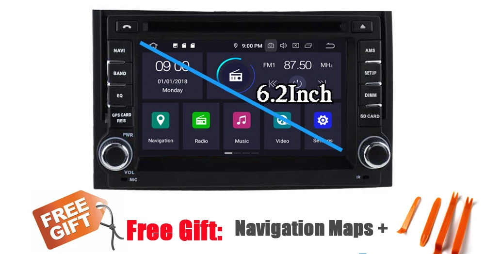 Discount Liislee Android 9 4+32G For Hyundai H1 H-1 Iload 2007~2012 Stereo Car Video Carplay GPS Navi Map Navigation System Multimedia 12