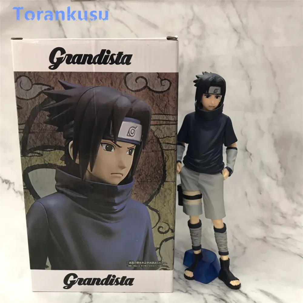 Anime Naruto Figure Grandista ROS Uchiha Sasuke Action Figure Figma Doll PVC Kids Toys For Children Figura Men Gift Model PG