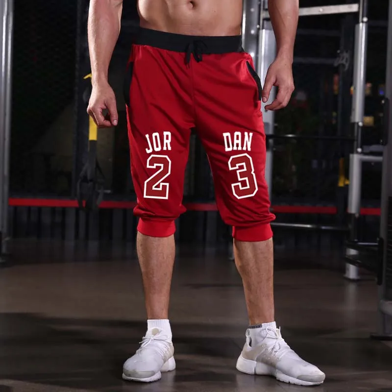 Fitness Corto Jordan 23 Estampado Trotar Casual Ropa De