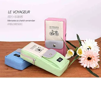 

High capacity Simple Creative student pencil bag free shipping