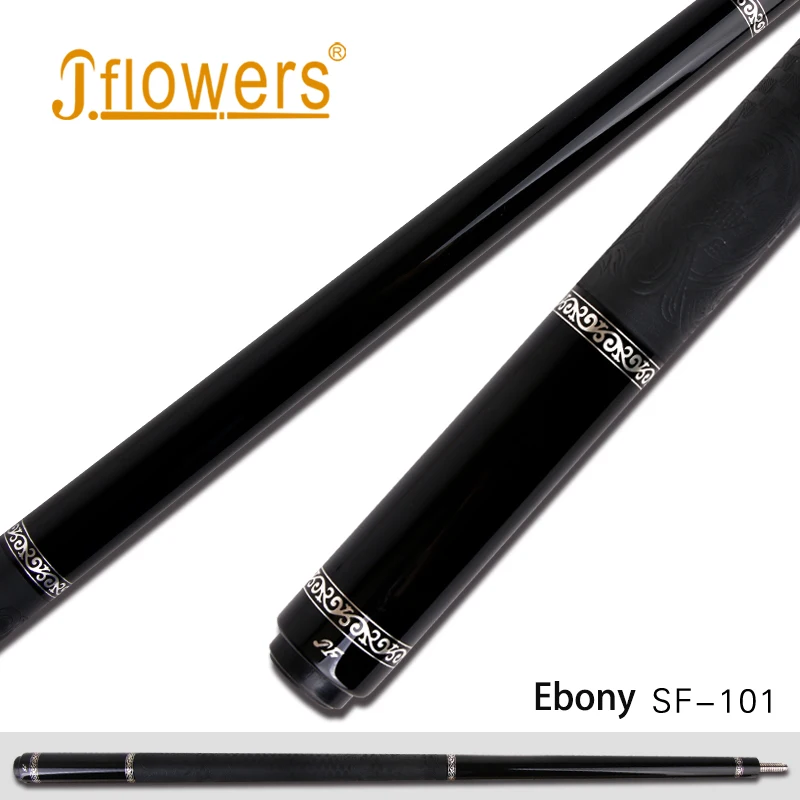 

Jflowes Pool Cue 100% All Handmade Professional Black 8 Billiard Cue Genuine For Athletes Use 12.6 mm Tip Billiard Stick