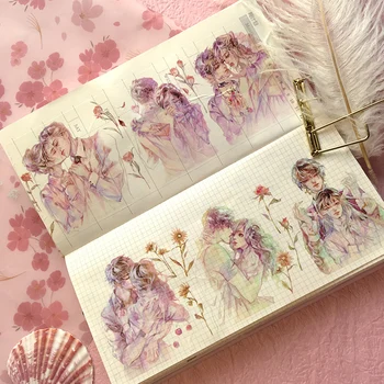 

1pc F Series 7cm Width Paper Masking Tape Decoration Stationery Washi Tape School Office Supplies