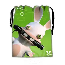 New arrive Custom rayman raving rabbids 3 drawstring bags for mobile phone tablet PC packaging Gift