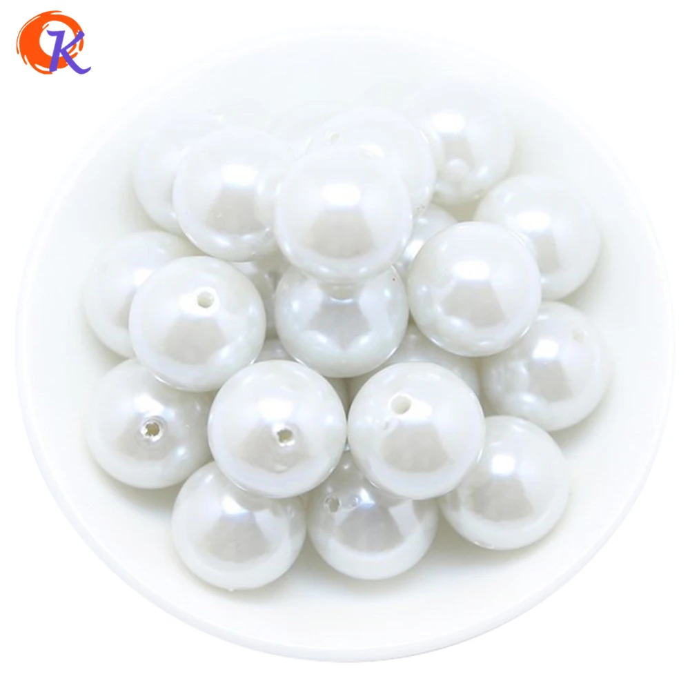 

A63 Cordial Design 6-28MM White Color ABS Fake Pearl Beads Acrylic Faux Pearl Beads For Handmade Jewelry CDBD-515024