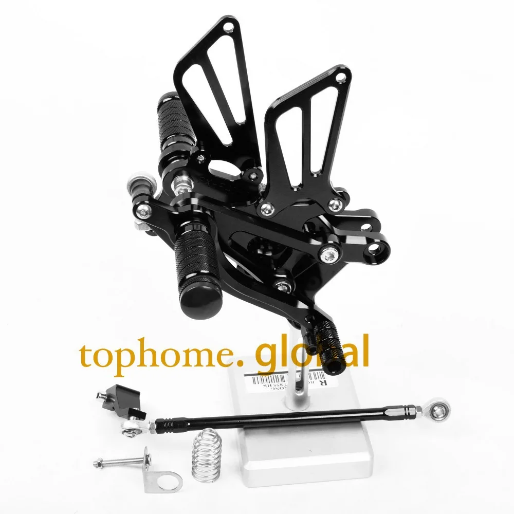 

CNC Racing Adjustable Rearset For Honda CBR600 F4 F4i 1999-2007 Black Color 2000 2001 2002 2003 2004 2005 2006